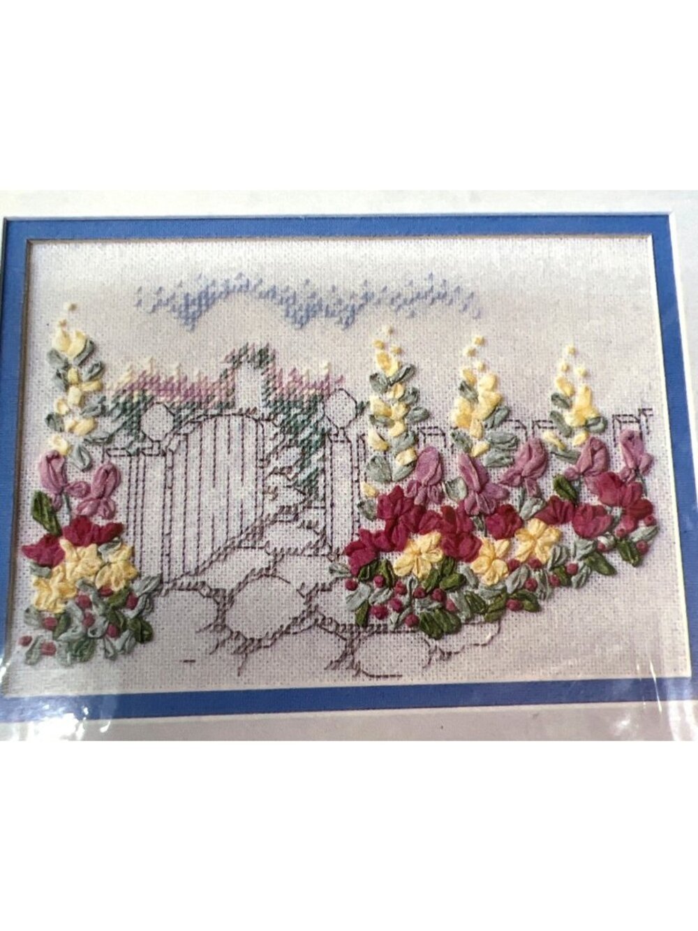 True Colors Ribbon Embroidery Picket Fence Kit Beginner Skill Level